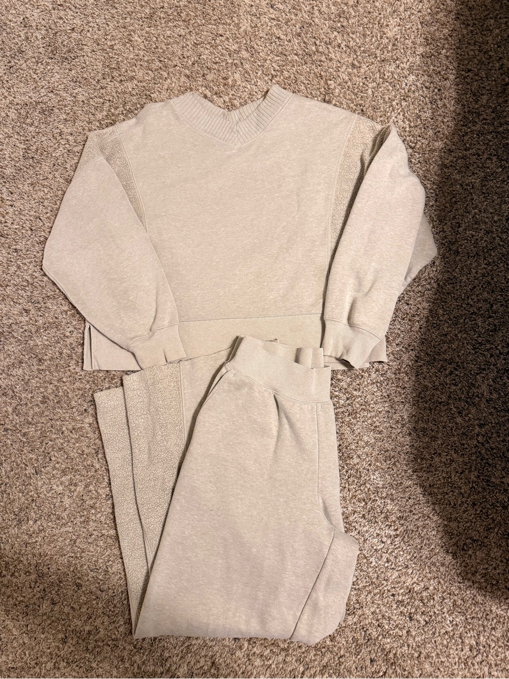 Aerie beige top and bottom set